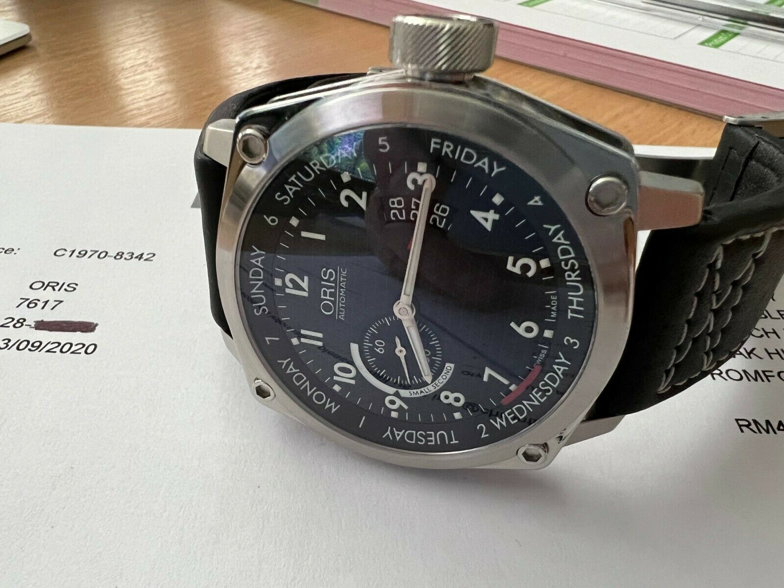 Oris BC4 Small Second Pointer Day 645 7617 4164 Price as of June
