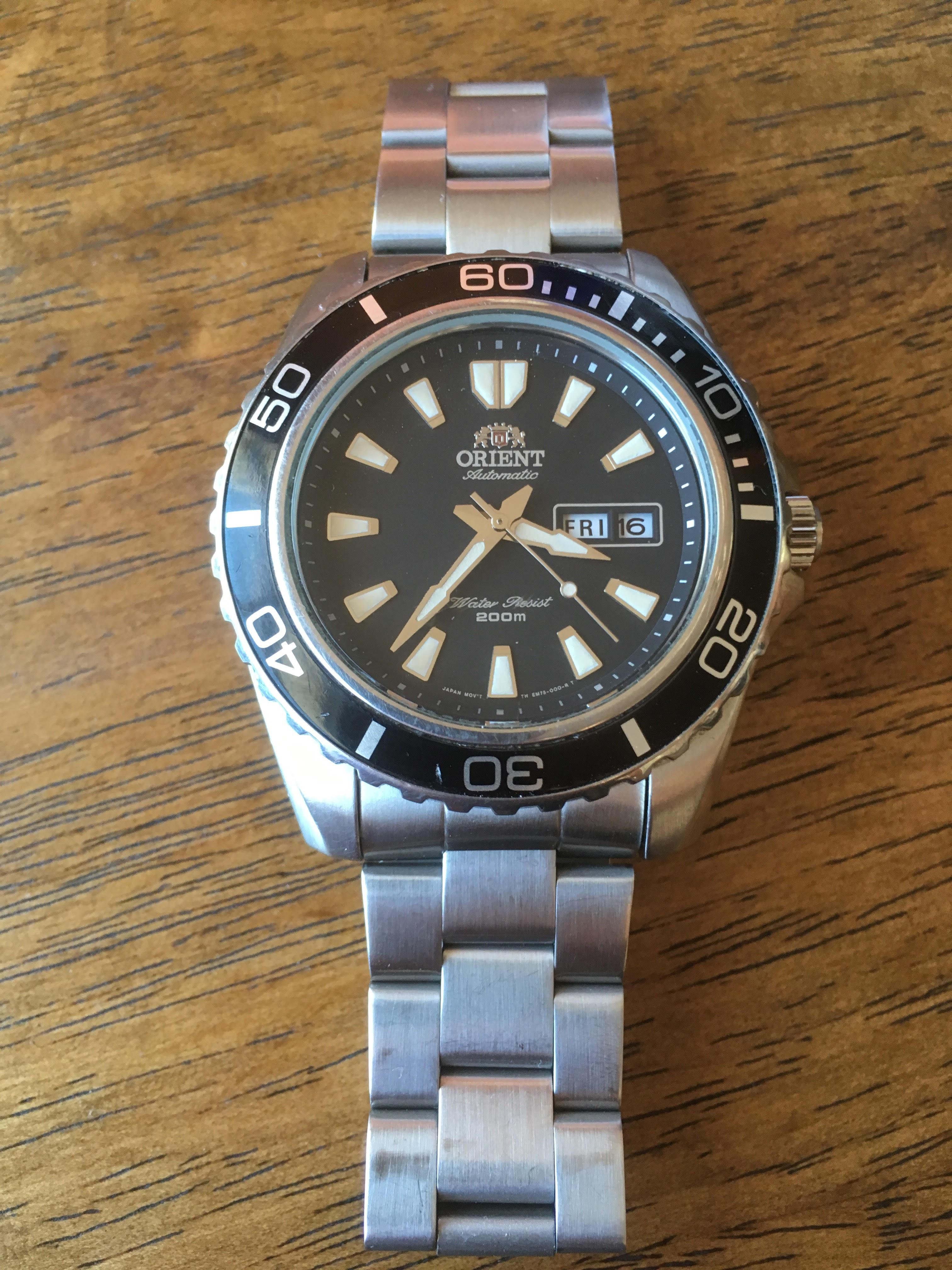 orient mako xl black