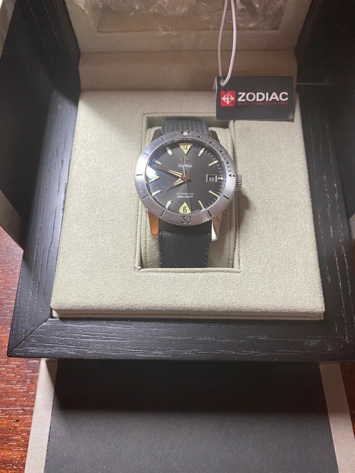 ZODIAC ZO9203 SUPER SEA WOLF 53 SKIN AUTOMATIC WATCH ZOS1007