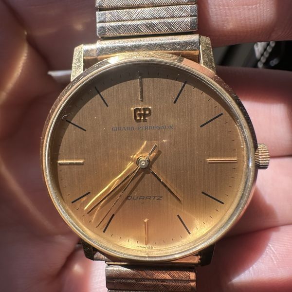 Montre Girard Perregaux Bracelet En Or 10KGF - Avec Bracelet Speidel - Occasion