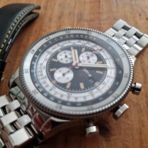 Aviation Automatic Chronograph watch Valjoux 7750 clone movement - new 