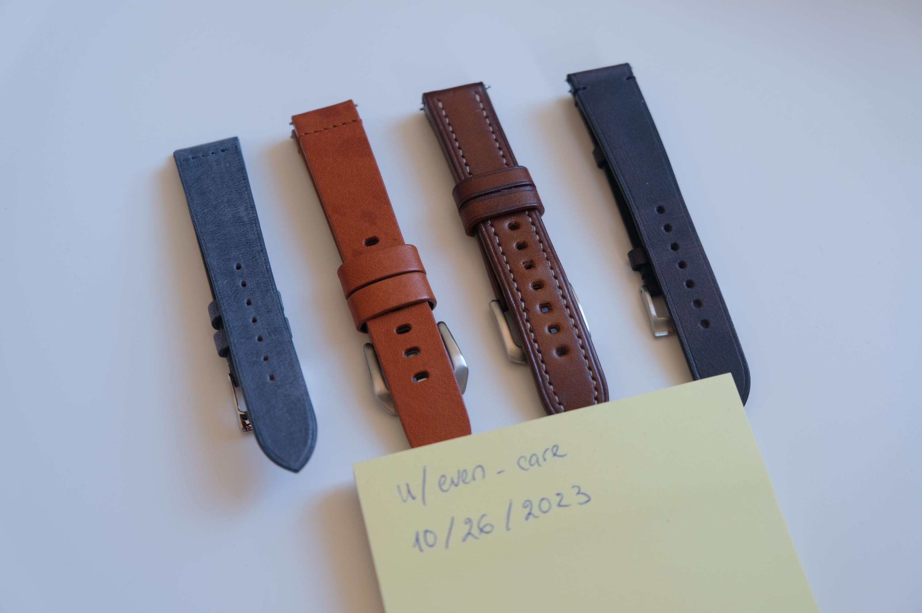 WTS 19 20mm High Quality Leather Straps WatchCharts Marketplace