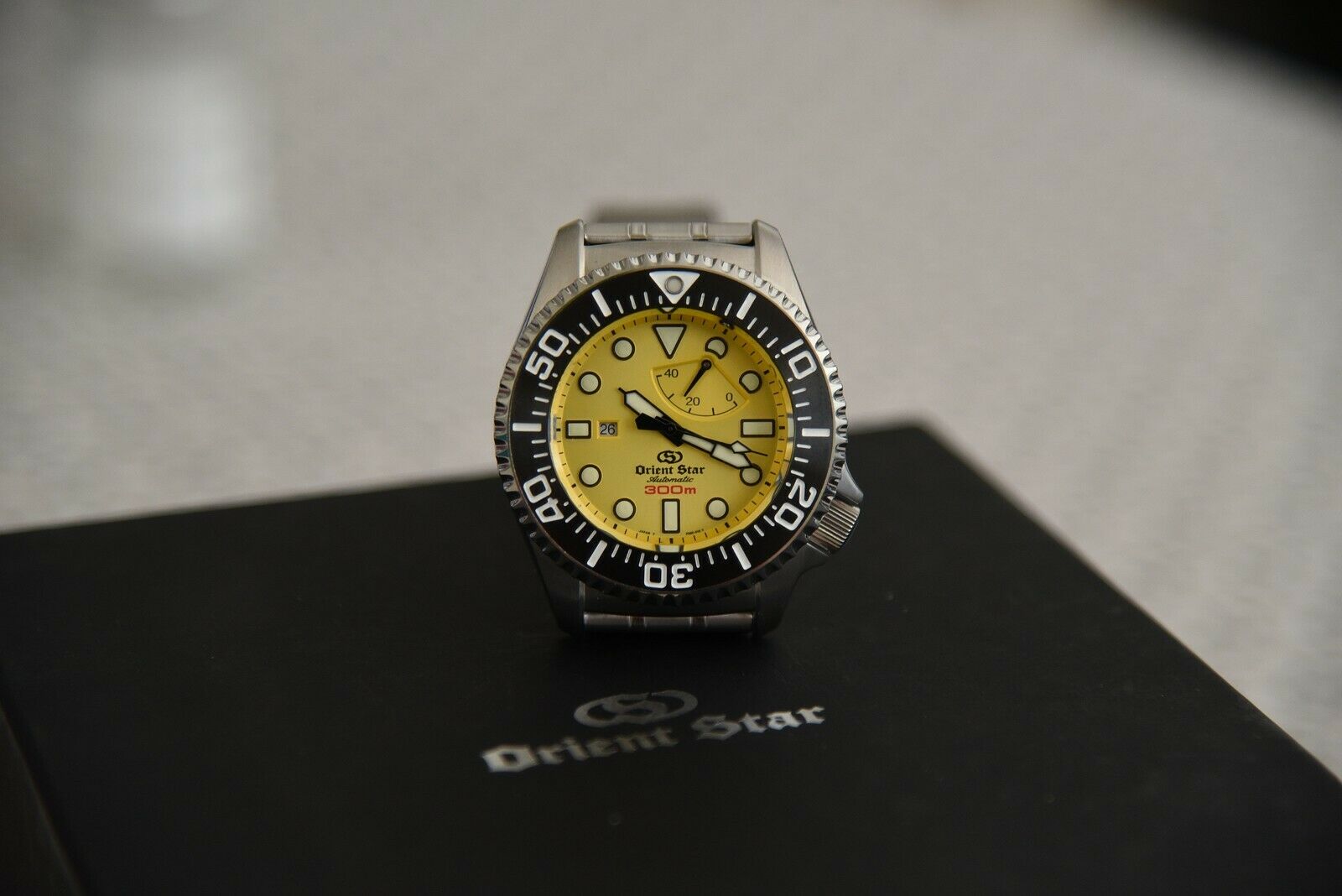 Orient Star 300m WZ0271FD イエロー 飽和潜水　ダイバー Orient Star 300m WZ0271FD イエロー 飽和潜水 ダイバー - メルカリ