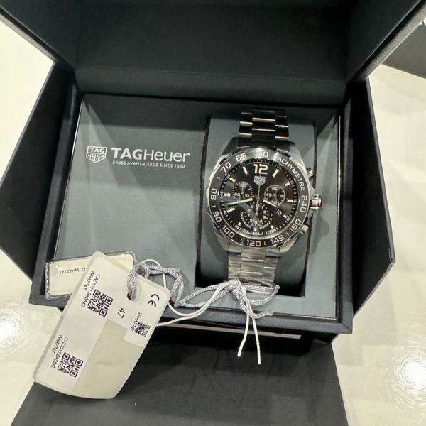 Tag Heuer Formula 1 Anthracite Dial Silver Steel Strap Watch for Men - CAZ1011.BA0842