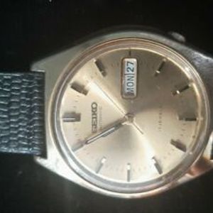 Vintage Seiko Gold Tone Automatic Day Date Watch 6309 8679 A2 | WatchCharts