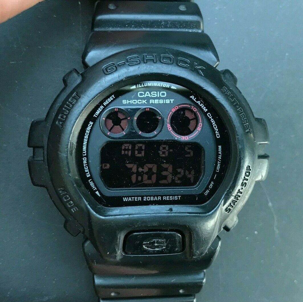 CASIO G-Shock DW-6900MS (3230) Black Military Concept 51mm Watch