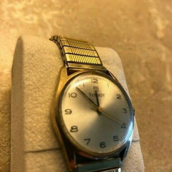 Montre Mécanique LIP Homme - Cadran Calendrier - Boîtier Plaqué Or - État Fonctionnel