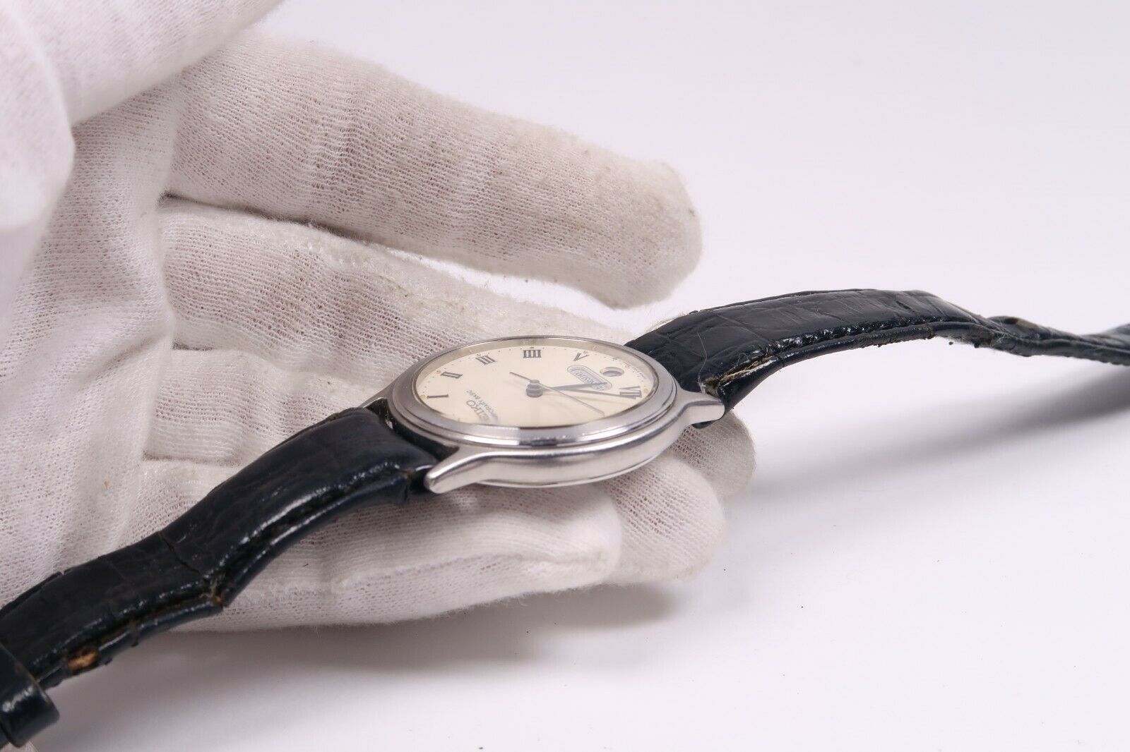 Vintage SEIKO SPIRIT CONTEMPORARY BASIC 5H23-6000 STAINLESS Mens 