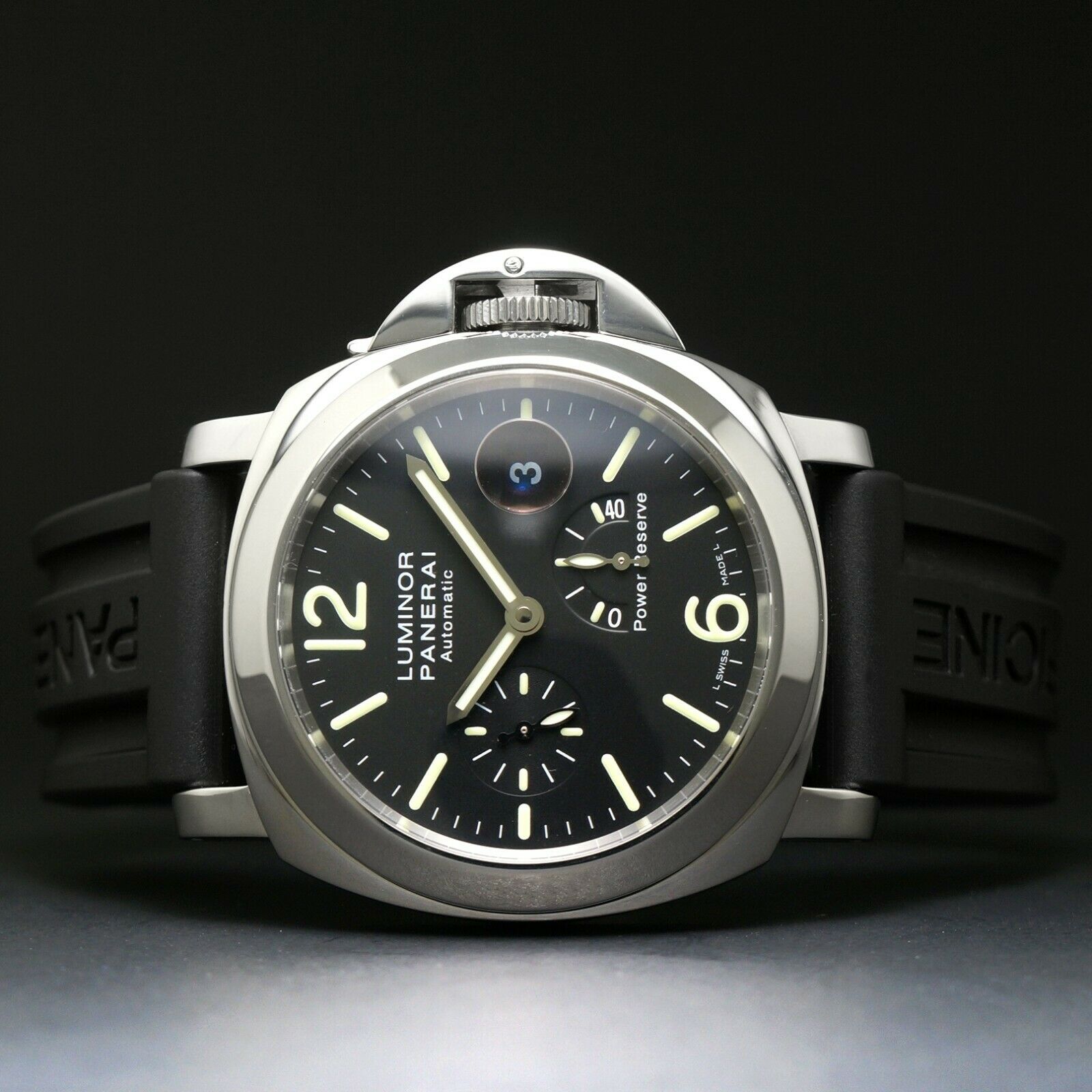 Stunning Panerai OP 6635 Luminor PAM 90 Power Reserve Man s Watch