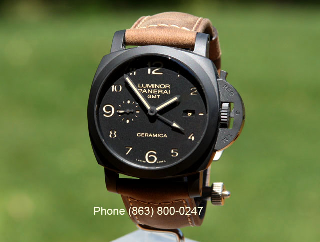 FS Panerai PAM 441 Luminor 1950 3 Days GMT CERAMICA New Release