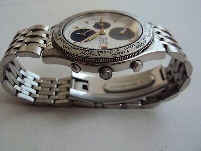 微妙にレア？【セイコークォーツ World Timer】5T52-7A20◆クロノグラフ/世界ベゼル◆SEIKO ワールドタイマー◆メンズ腕時計◆範