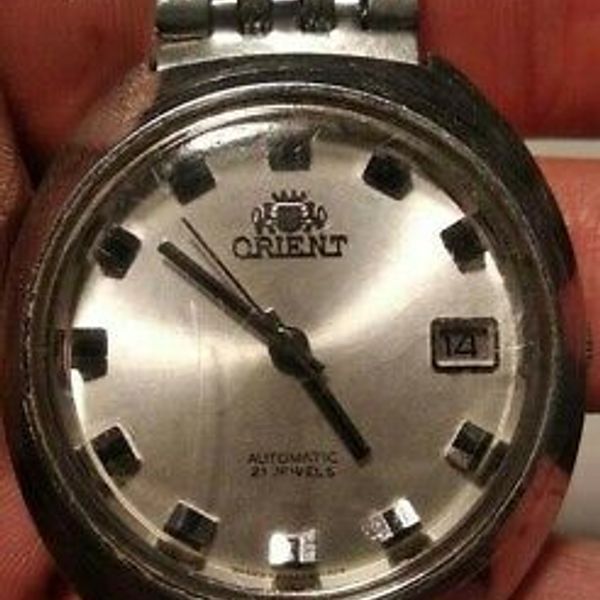 Vintage Orient Automatic 21 Jewels Watch v487604-78PT Collectible
