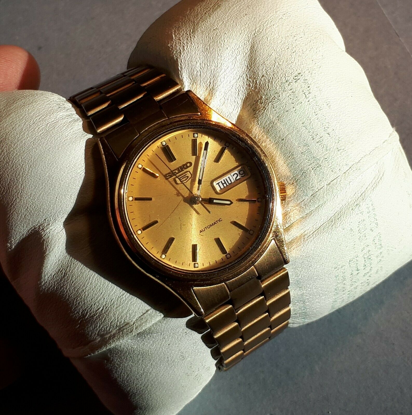 1990s Mens SEIKO Automatic 7S26-0460 21 Jewels Watch Transparent Back. Gold-Tone  | WatchCharts