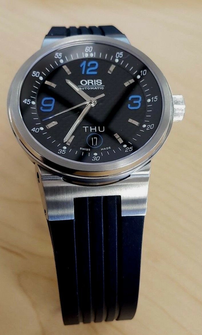 ORIS WILLIAMS F1 TEAM DAY DATE 2004 MEN S 40.5 MM AUTOMATIC WATCH