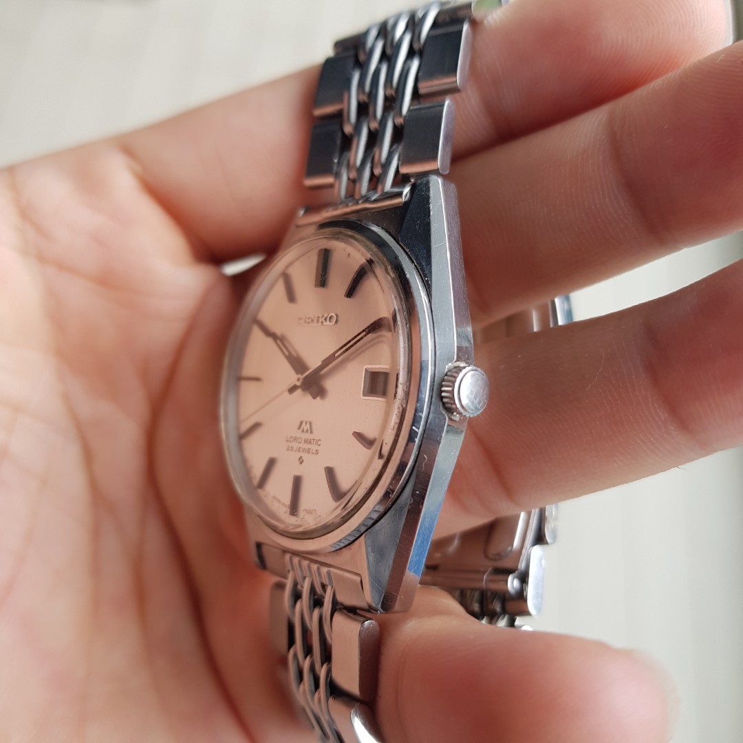 24E124 セイコー SEIKO 5605-7020 ロードマチック メンズ腕時計 動作品