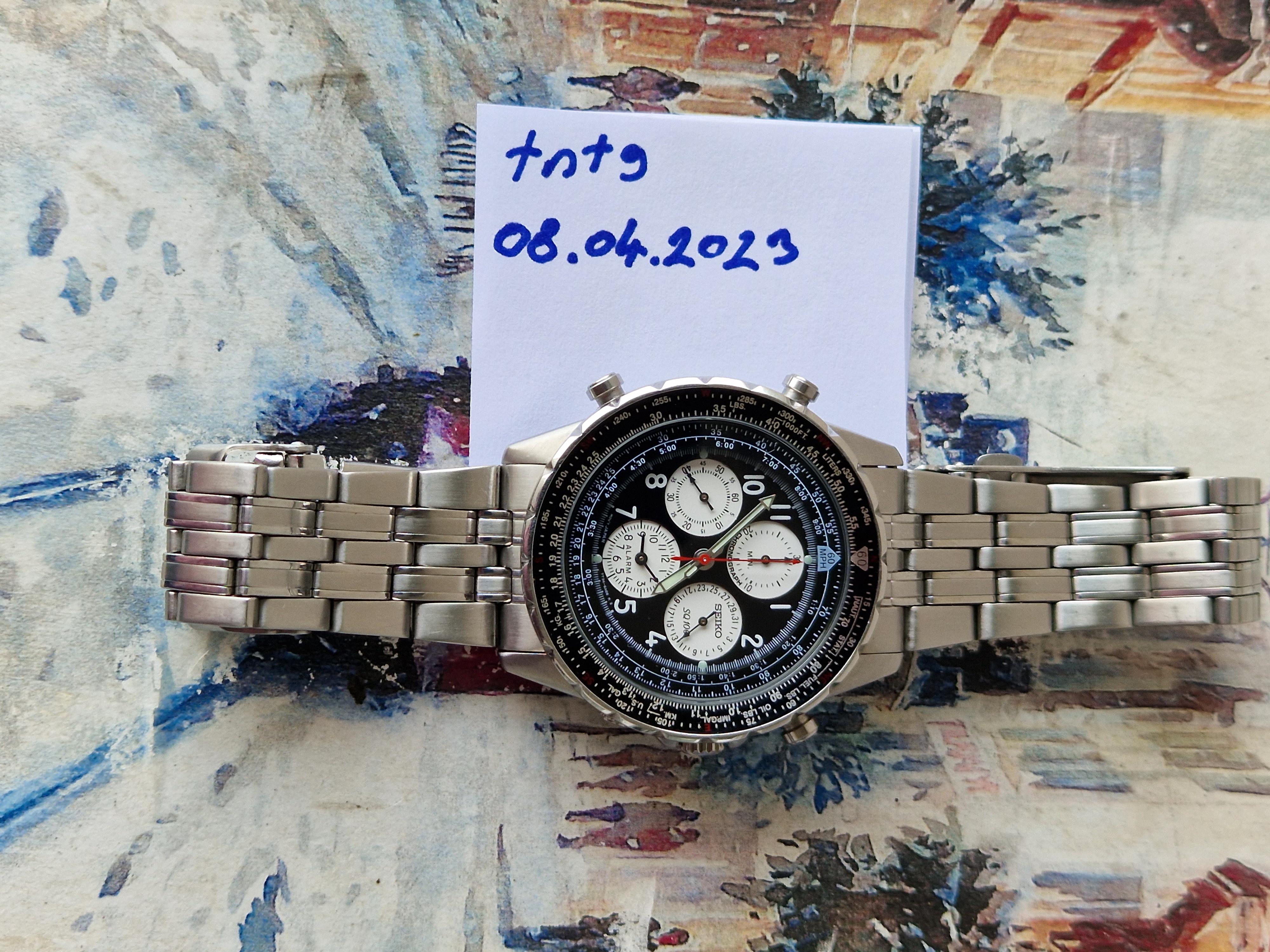 WTS] Vintage Seiko 7T34 Chronograph Flightmaster | WatchCharts
