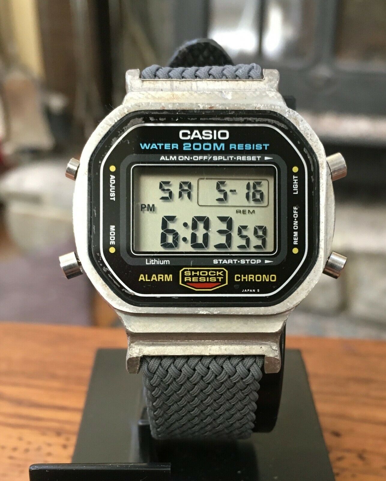 Casio G-Shock DW5600 Module 901 GOLD Rare Screw-back