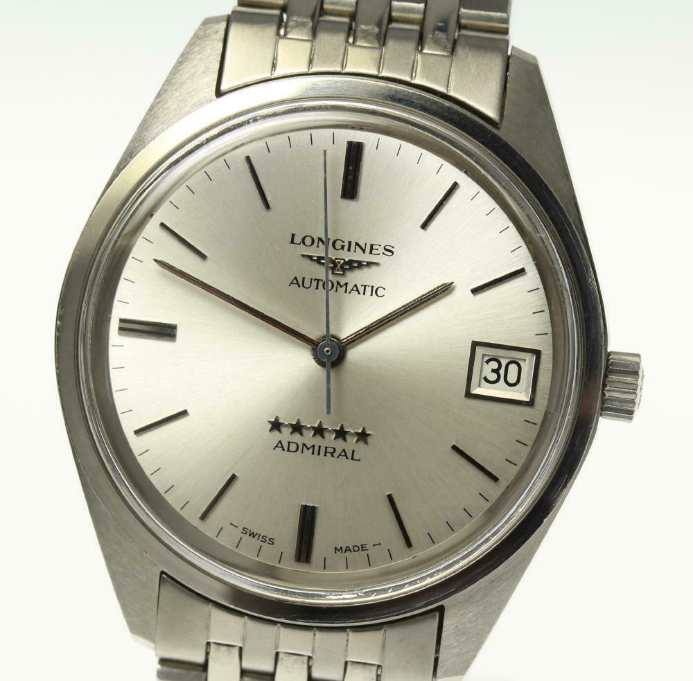 LONGINES Admiral 5 Star Date cal 6651 Automatic Men s Watch 474721