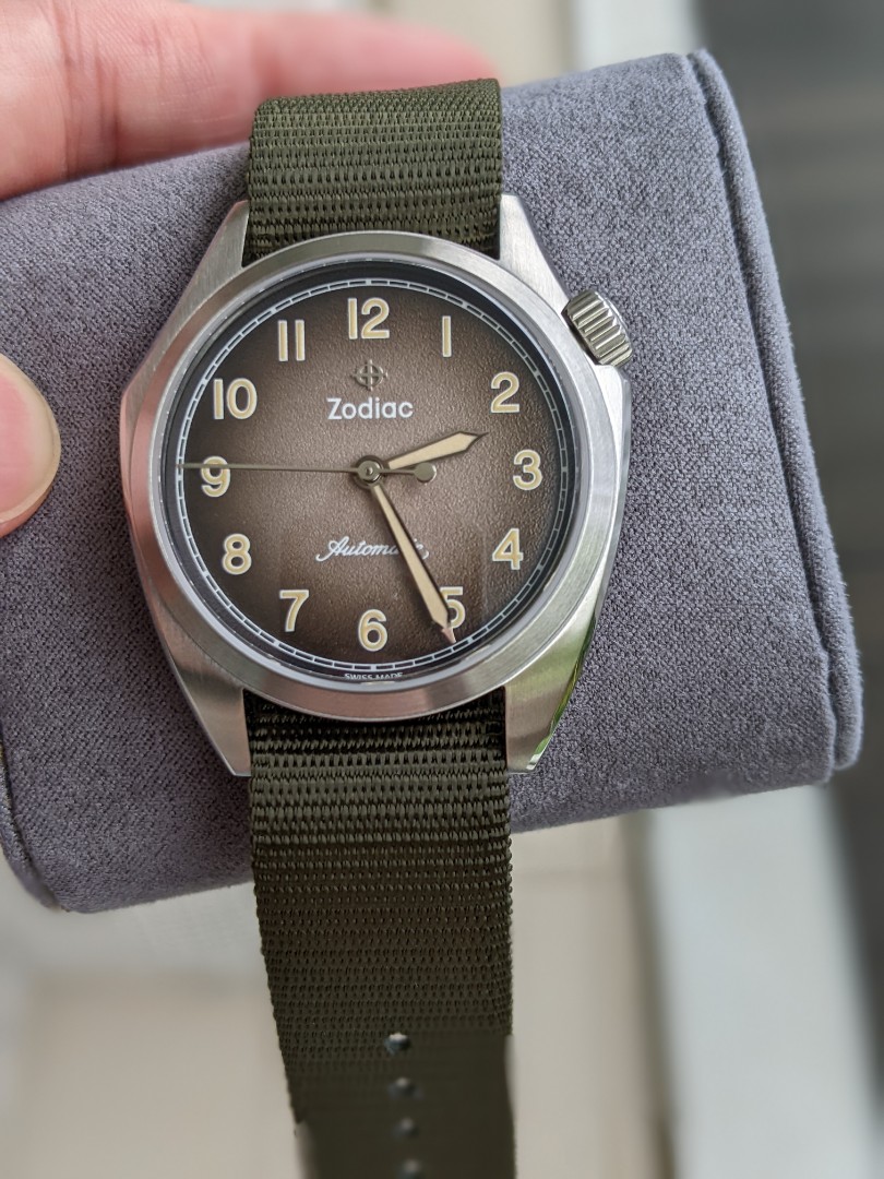 Zodiac discount military watch