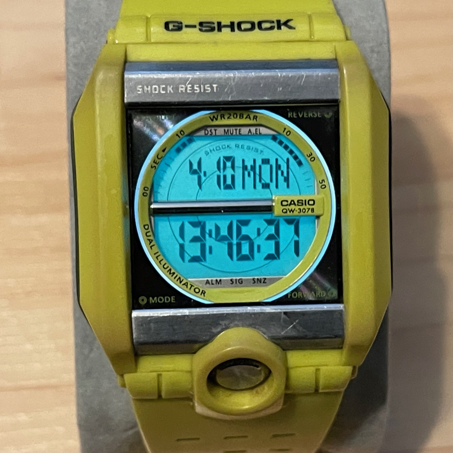 WTS] Casio G-Shock G-8100A-9 Yellow Retro Digital Watch 8100