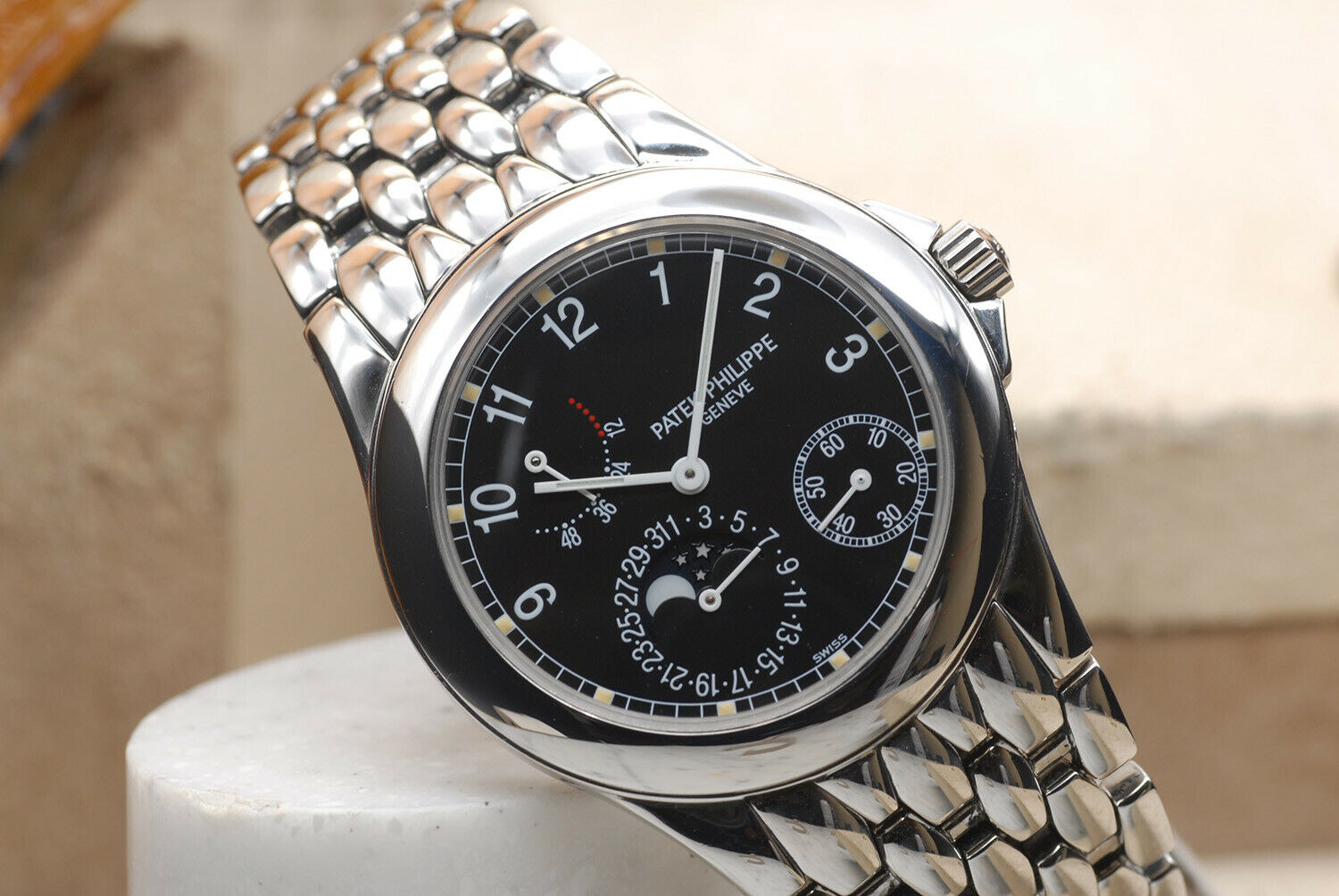 PATEK PHILIPPE 5085/1A001 NEPTUNE MOONPHASE DATE POWER RESERVE 5085