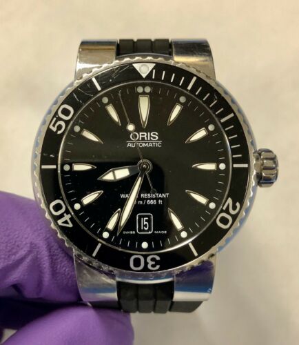 ORIS SWISS MADE TT1 200 m 666 ft DIVER 7533P 25 JEWEL AUTOMATIC