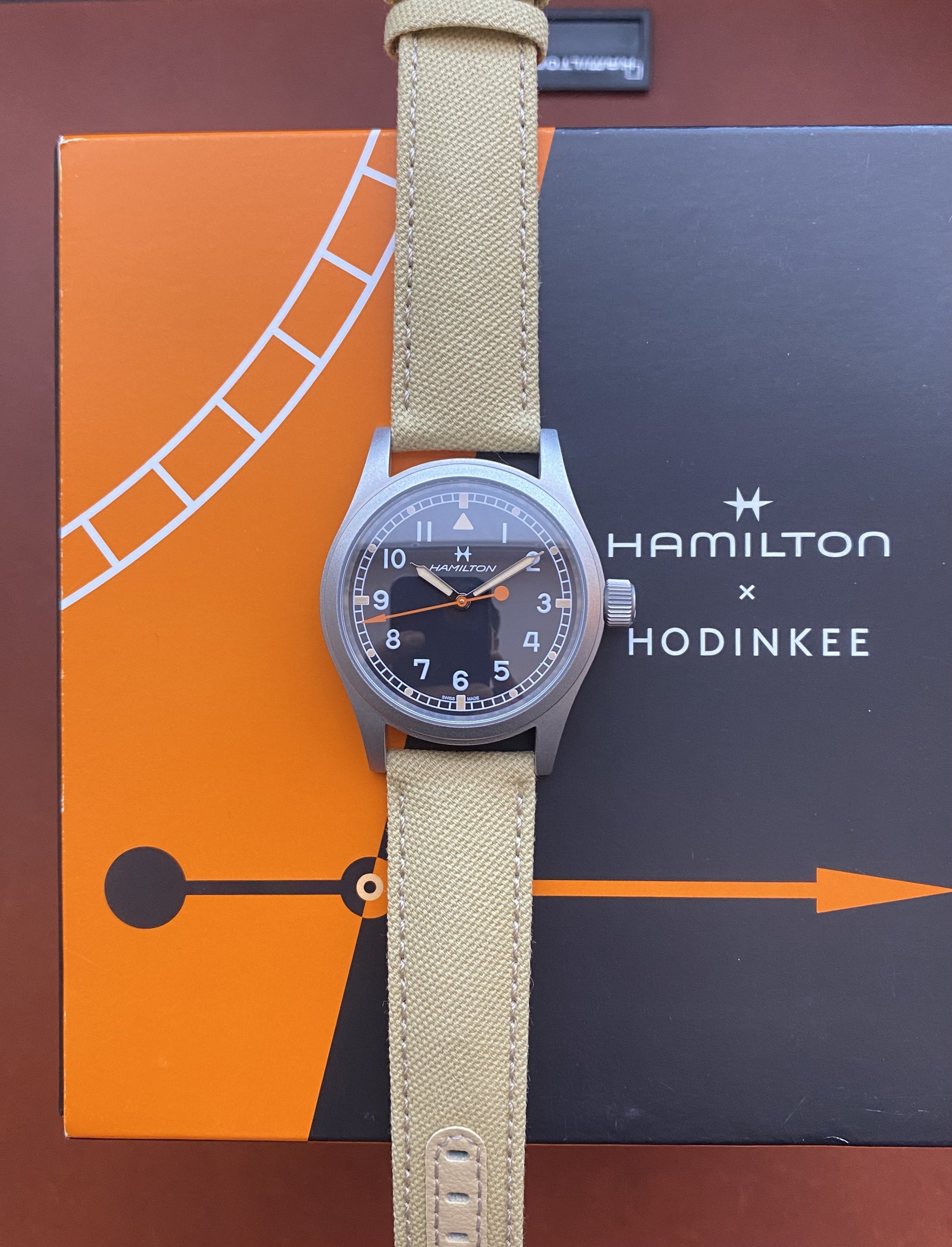 Hamilton khaki field on sale hodinkee