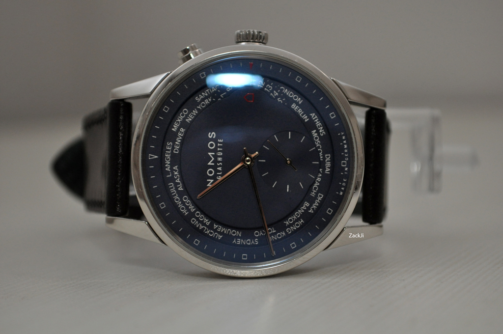 Zürich world time midnight blue — NOMOS Glashütte