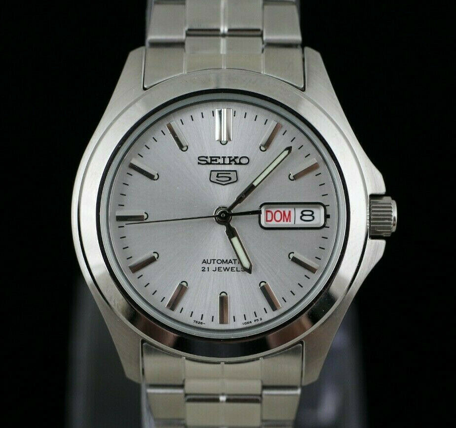 Seiko 5 Silver Dial Men's Watch Automatic 7S26-03T0 With Date MINT! w/ Box  * | WatchCharts