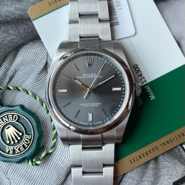 Op39 Rhodium FS:Rolex Oyster Oyster Perpetual 39 Rhodium Dial 114300 Automatic ...
