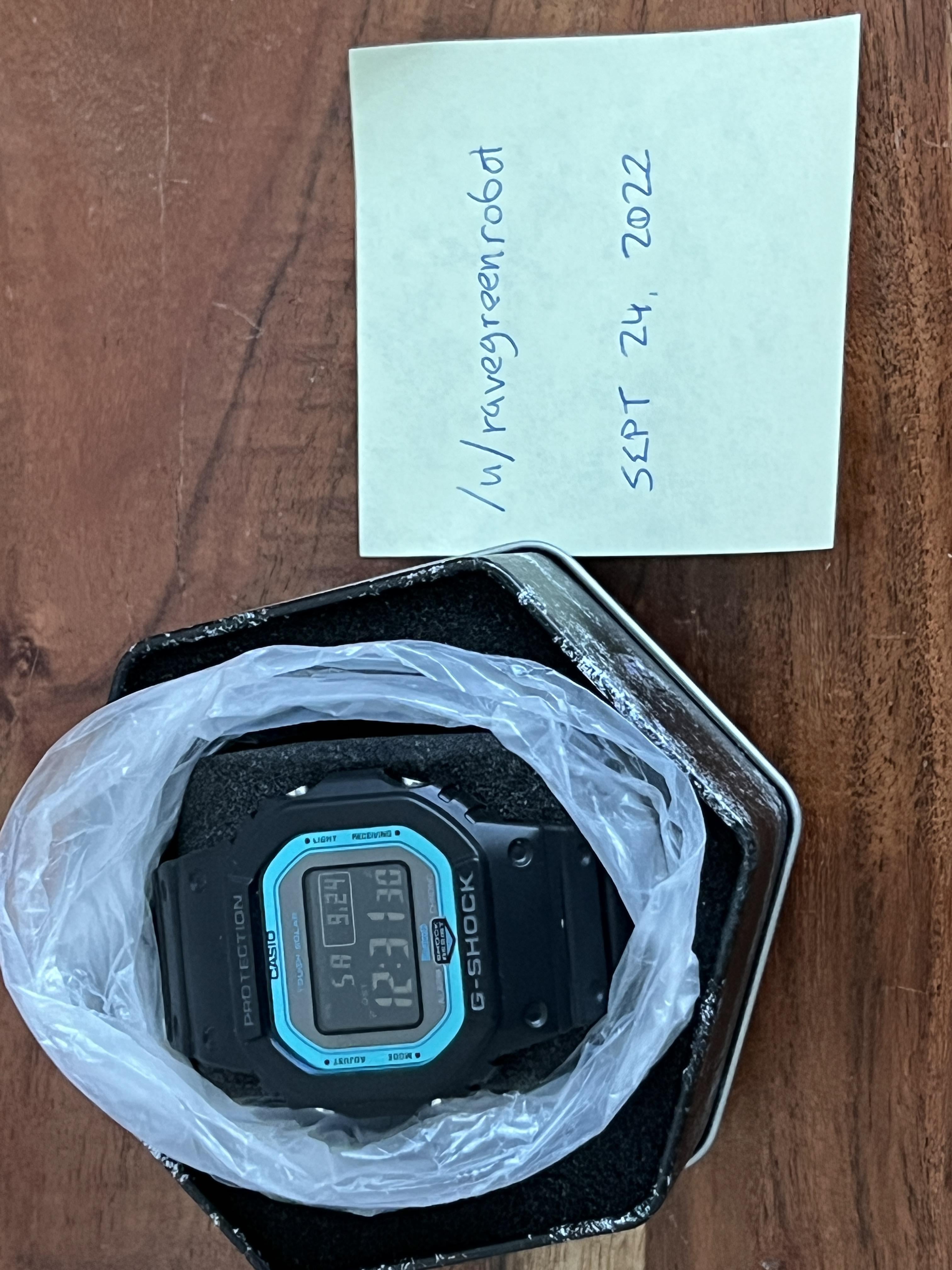 WTS] Casio G-Shock GW-B5600-2ER Solar Multiband 6 Blue Square