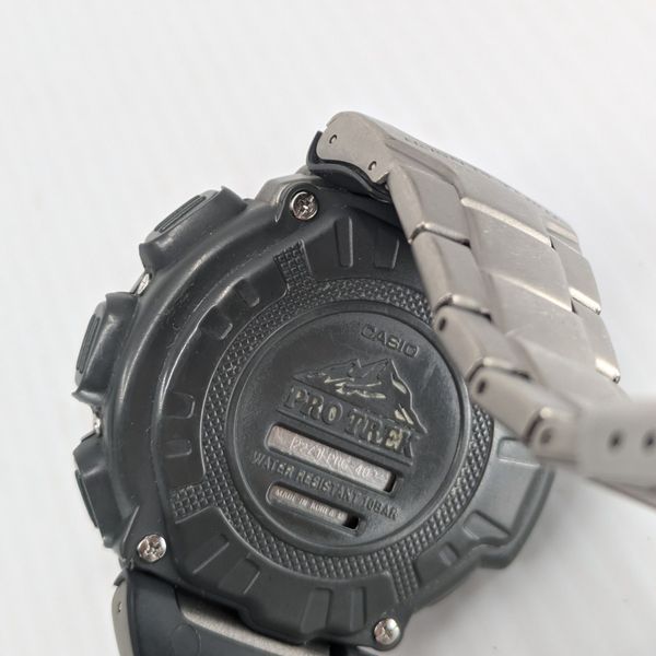 CASIO ProTrek PRG-40 | Titanium Quartz Digital Watch | Metal Band | New ...