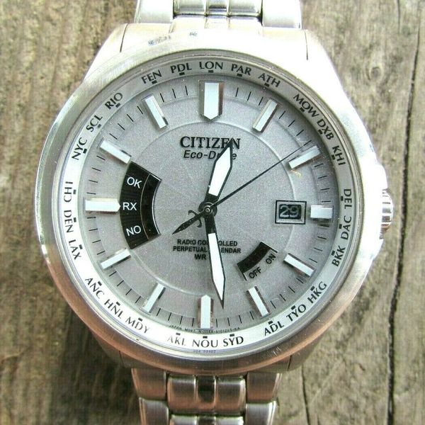 Citizen EcoDrive Radio Controlled Perpetual Calendar Stainless Watch