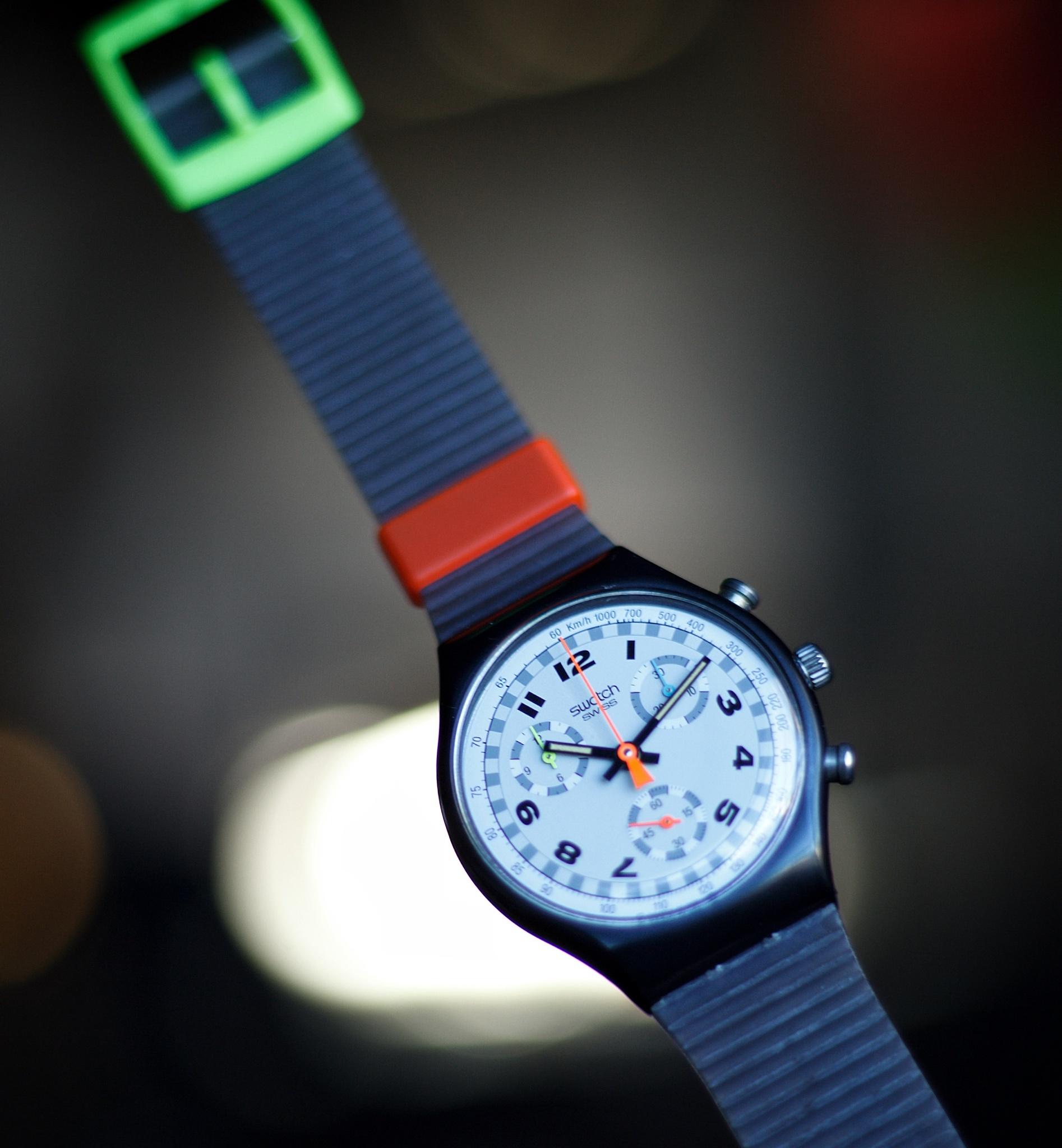 WTS] Swatch Chrono Skate Bike SCB105 •• NOS 1990s | WatchCharts