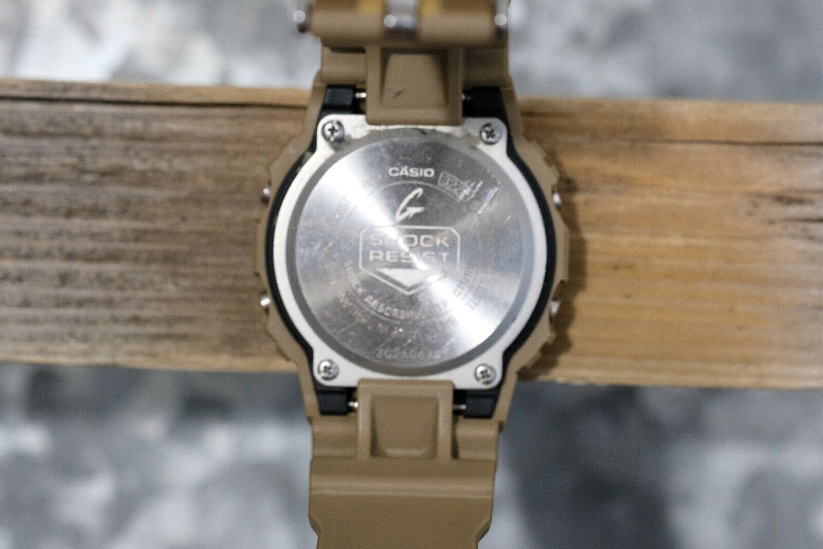 Casio G-Shock GWX-5600WB-5 Solar Atomic Wood Grain Mens Watch