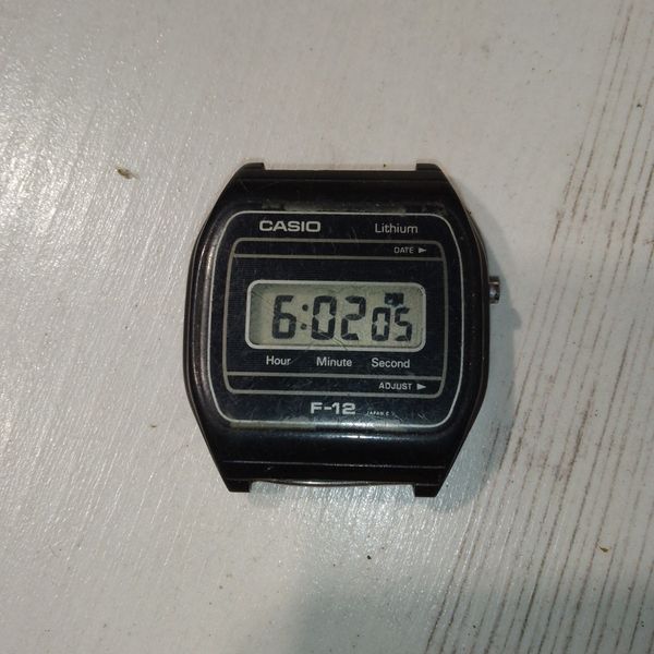 Casio Module 3512 Vintage Casio F-12 Module 500 Digital Japan Quartz Mens Watch ...