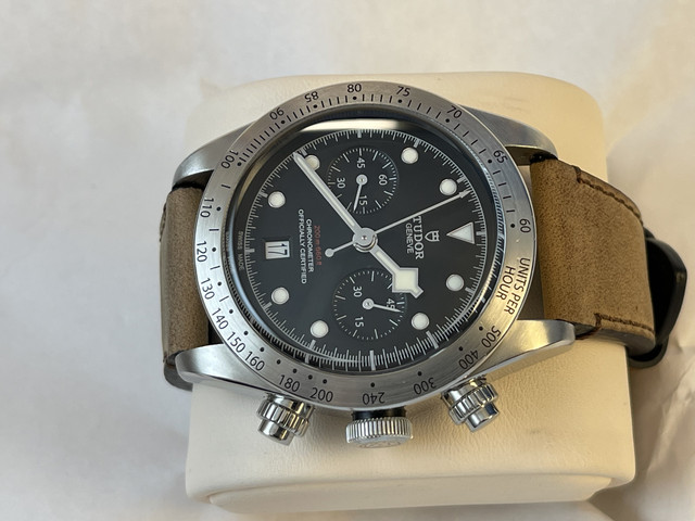 Tudor black 2025 bay chrono discontinued