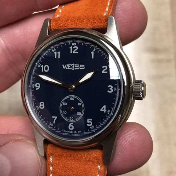 FS: WEISS 38mm Standard Issue Field Watch BLUE DIAL (LNIB ...