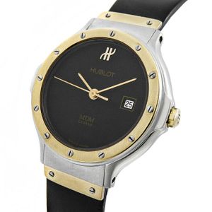 Hublot Geneve Classic Mdm 18k 750 Gold Stahl Sapphire Swiss Damen Uhr 139 10 2 Watchcharts