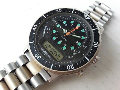 omega analog digital watch