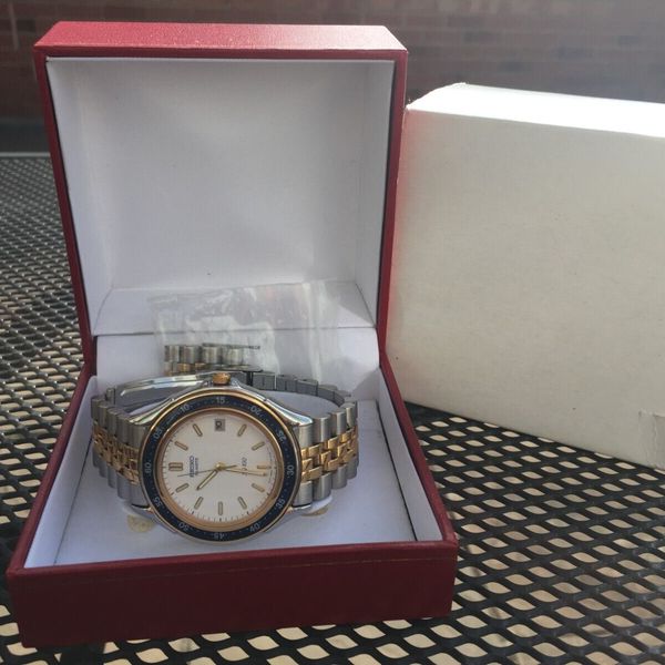 SK　(1979年　1999年) Stunning Vintage 90s Seiko Quartz SQ100 Date #5Y22-6070