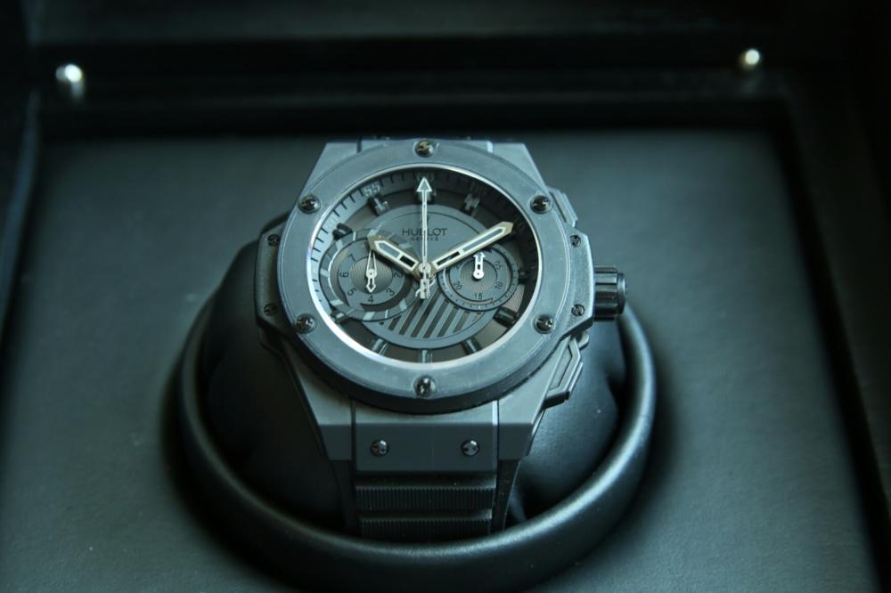 Hublot king power hot sale all black