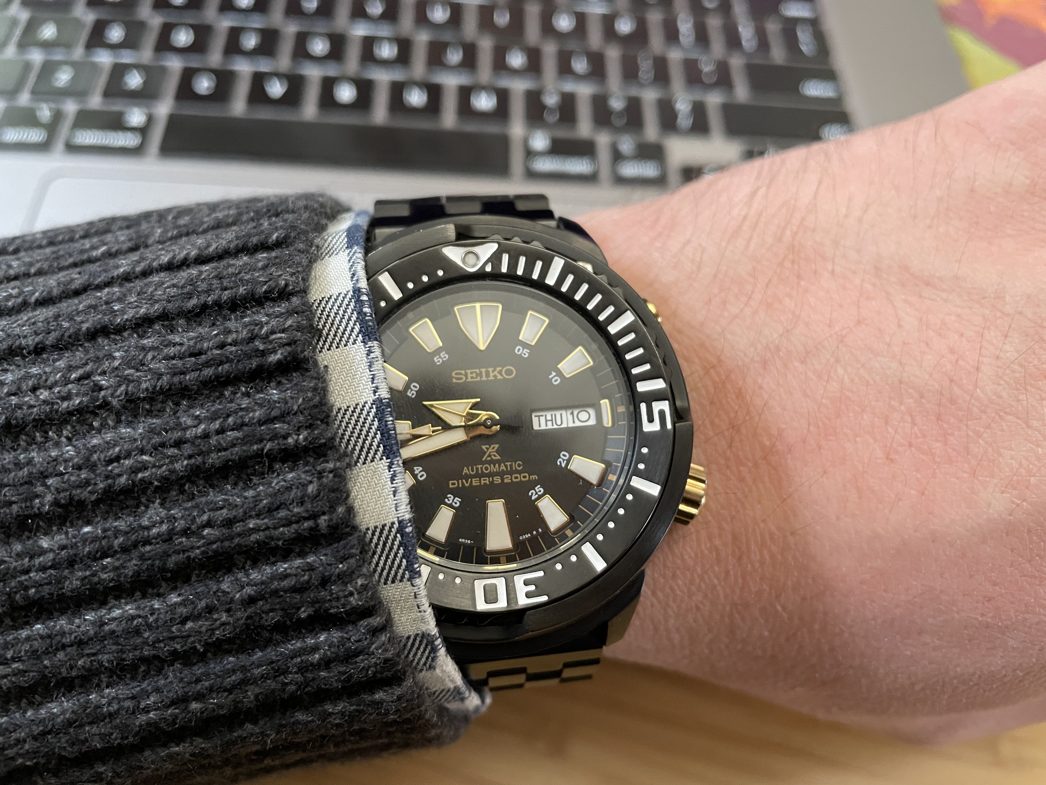 WTS] Perfect aligned Seiko SRP641 “Baby Tuna” with Strapcode Super