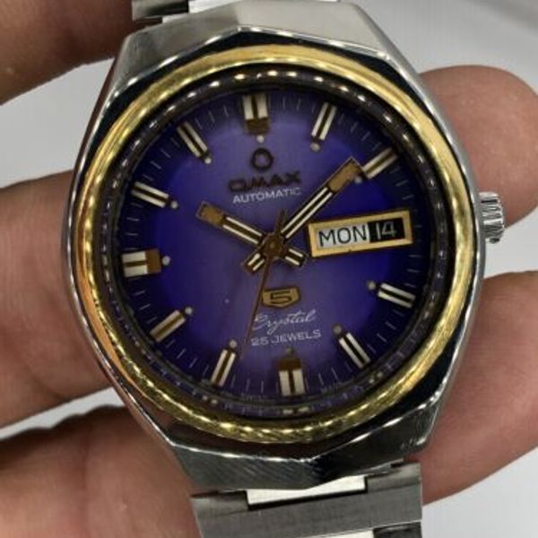 VIntage Omax Automatic 25 Jewels Men's Day/Date Wristwatch | WatchCharts