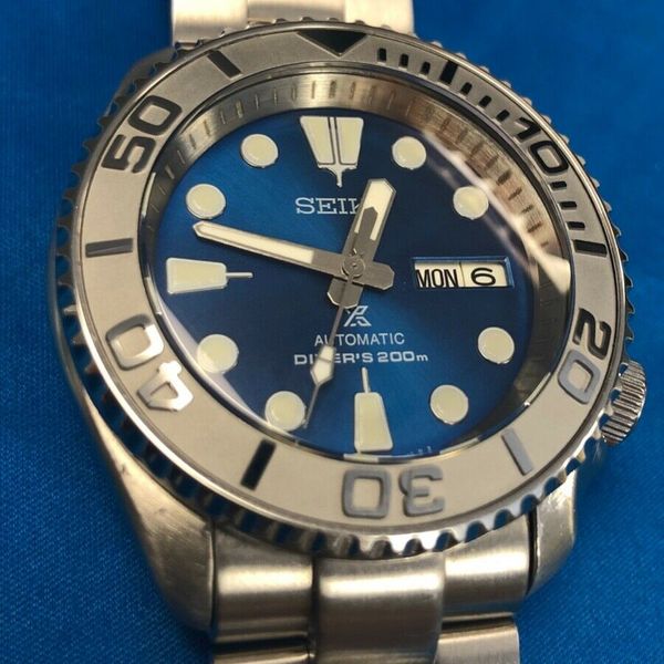 Seiko SKX007 Mod - OEM Blue Lagoon dial srpb11, sapphire AR | WatchCharts