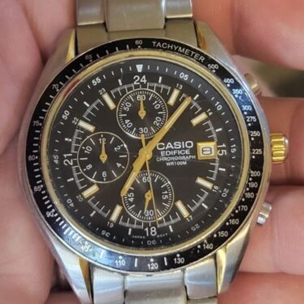 Edifice casio chronograph wr 100m online