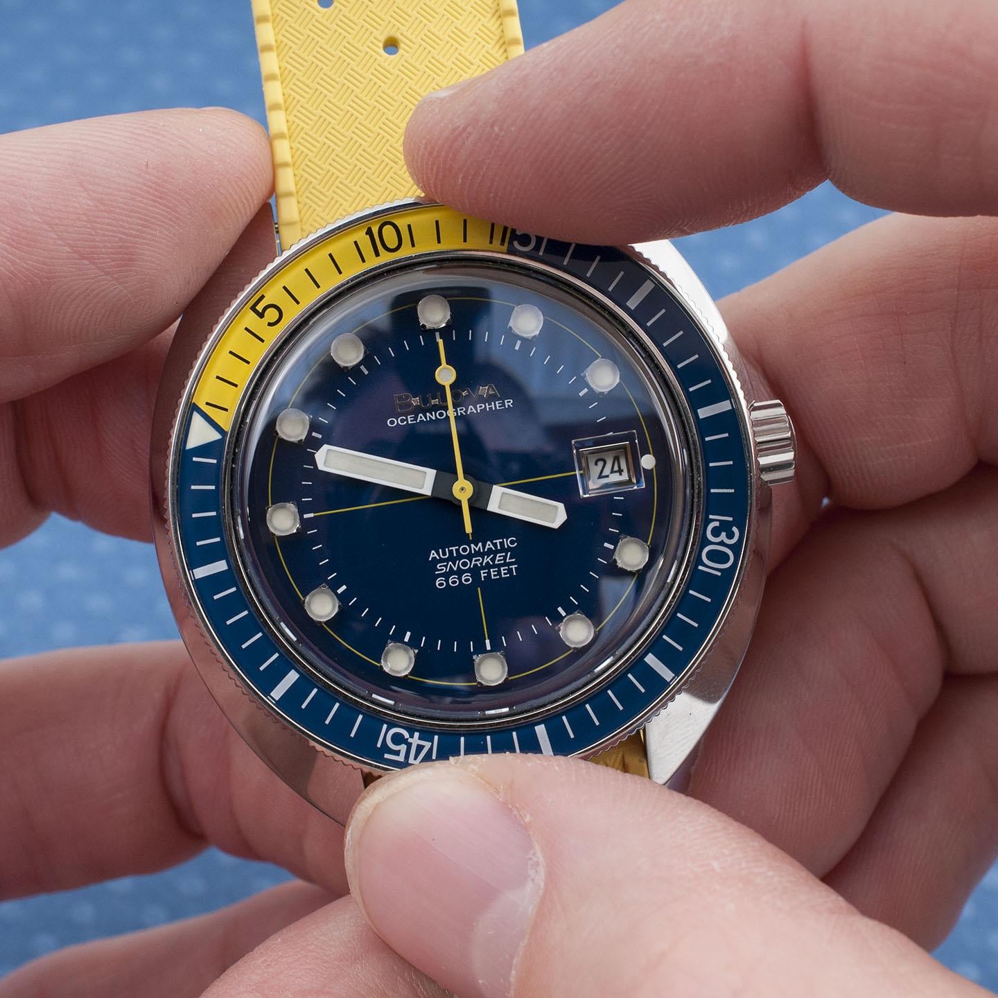 Bulova oceanographer clearance blue