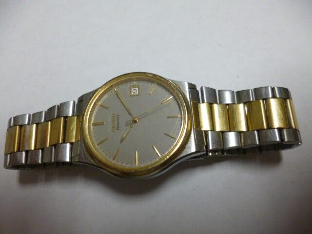 MEN S VINTAGE SEIKO WATCH 7N42 8041 NEW BATTERY MISSING CROWN FOR