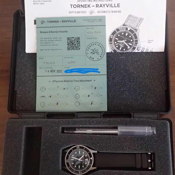 [$925 USD] Tornek-Rayville TR-660 No Date Acrylic BNIB | WatchCharts ...