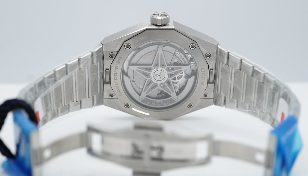 FSOT: ZENITH Defy SKYLINE SKELETON BLACK DIAL STAINLESS STEEL 2023 COMPLETE  SET [$7,875 USD]